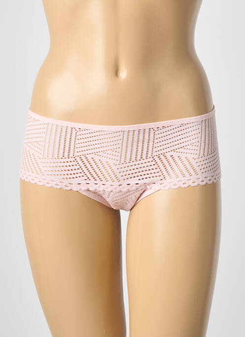 Shorty effet matière satinée rose ANTIGEL femme