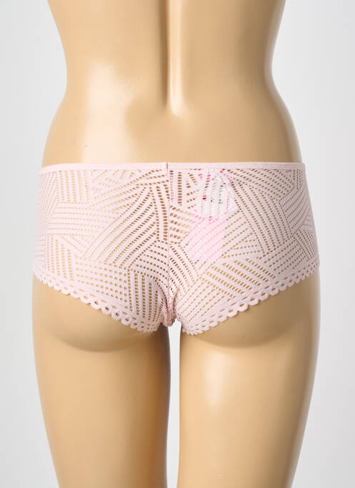 Shorty effet matière satinée rose ANTIGEL femme