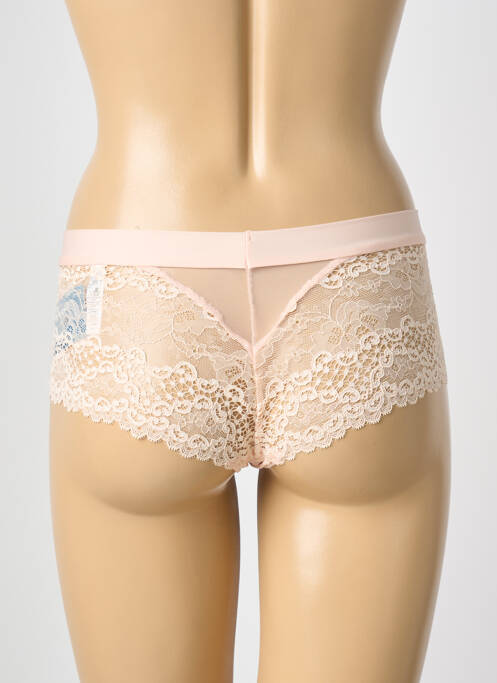 Shorty tissage satiné rose MAISON LEJABY femme