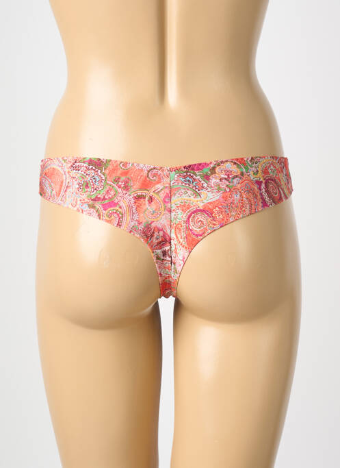 Tanga orange ANTIGEL femme