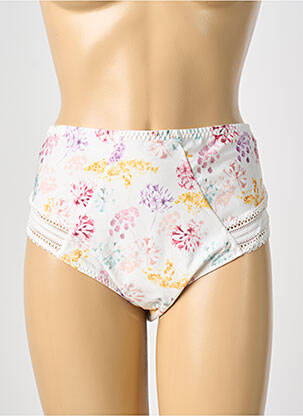 Culotte haute tissage satiné blanc ANTIGEL femme