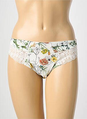 Culotte tissage satiné blanc ANTIGEL femme