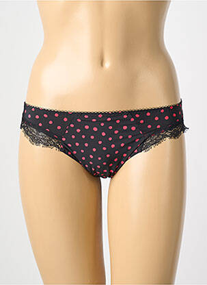 Culotte tissage satiné noir ANTIGEL femme