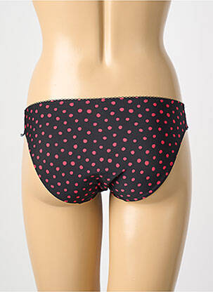 Culotte tissage satiné noir ANTIGEL femme