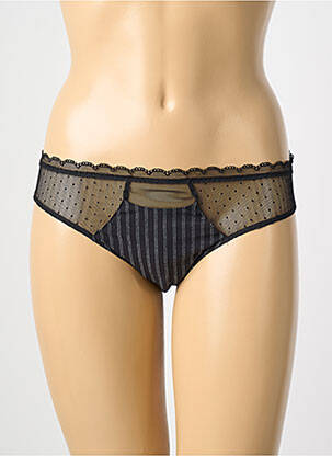 Culotte tissage satiné noir ANTIGEL femme