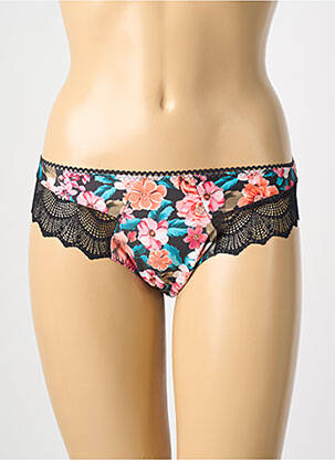 Culotte tissage satiné noir ANTIGEL femme