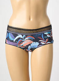 Shorty tissage satiné noir ANTIGEL femme