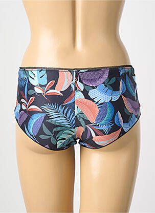 Shorty tissage satiné noir ANTIGEL femme