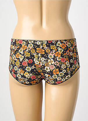 Shorty tissage satiné noir ANTIGEL femme