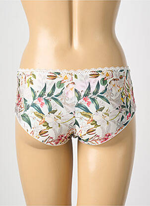 Shorty tissage satiné blanc ANTIGEL femme