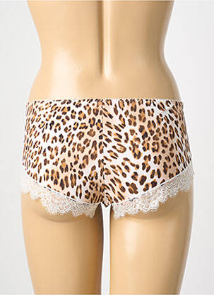 Shorty tissage satiné beige ANTIGEL femme