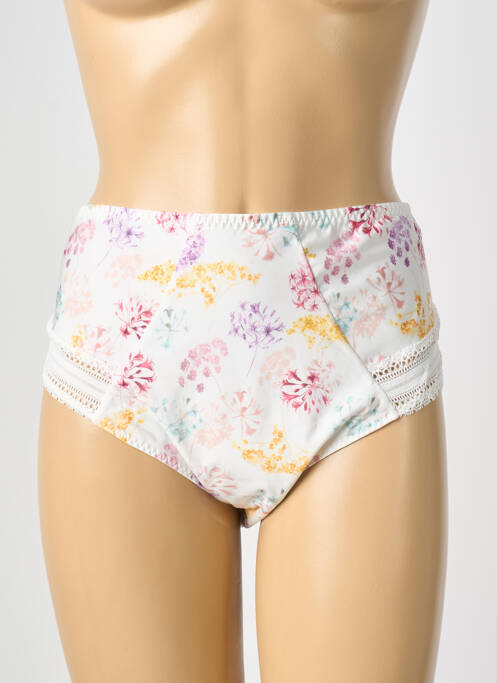 Culotte haute tissage satiné blanc ANTIGEL femme