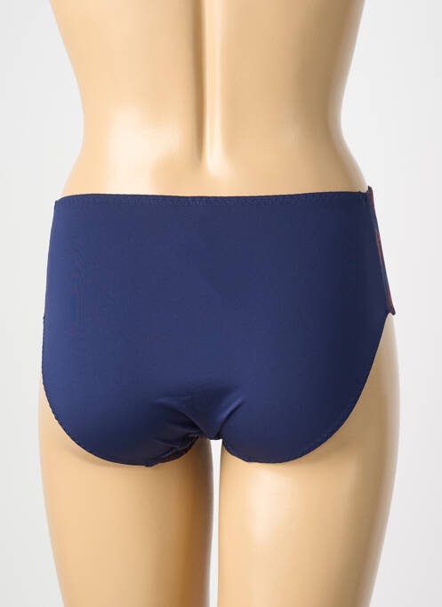 Culotte haute bi-matiére bleu ANTIGEL femme