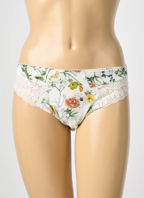 Culotte tissage satiné blanc ANTIGEL femme
