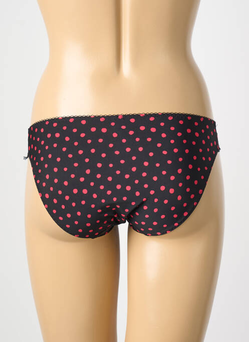 Culotte tissage satiné noir ANTIGEL femme