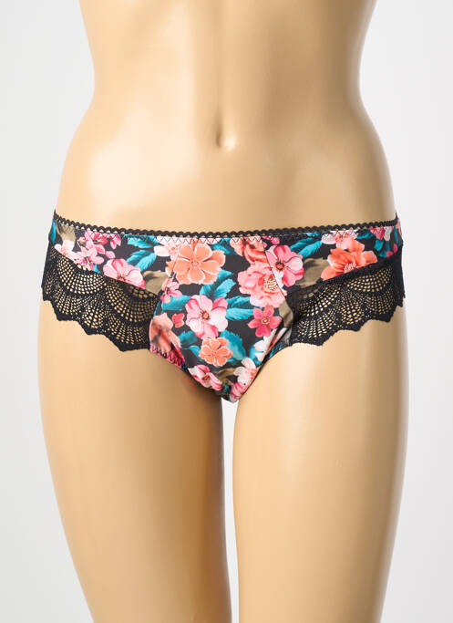 Culotte tissage satiné noir ANTIGEL femme