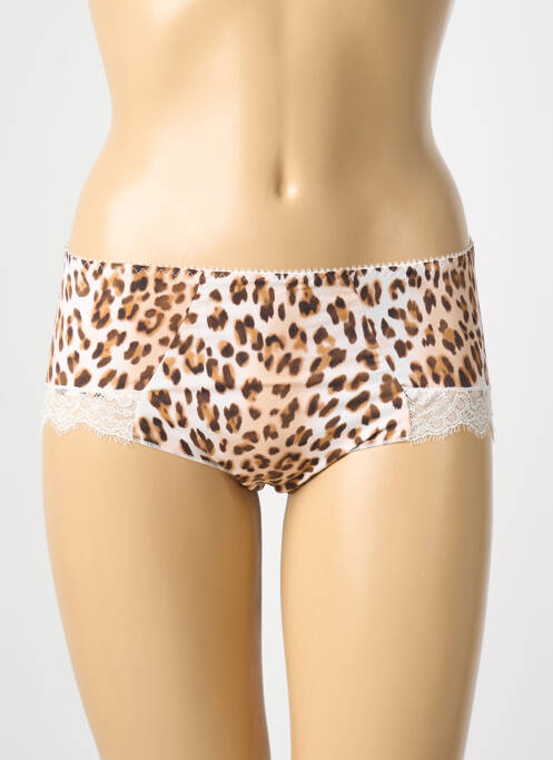 Shorty tissage satiné beige ANTIGEL femme