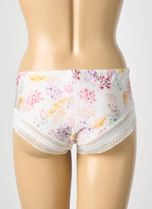Shorty tissage satiné blanc ANTIGEL femme