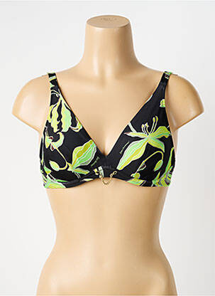 Haut de maillot de bain stretch haut soutien-gorge emboitant noir LISE CHARMEL femme