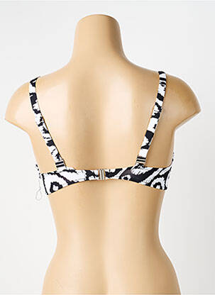 Haut de maillot de bain stretch haut soutien-gorge emboitant noir ANTIGEL femme