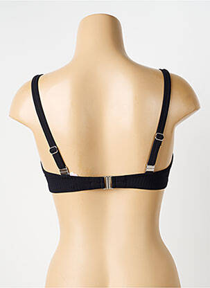 Haut de maillot de bain stretch haut soutien-gorge emboitant noir ANTIGEL femme
