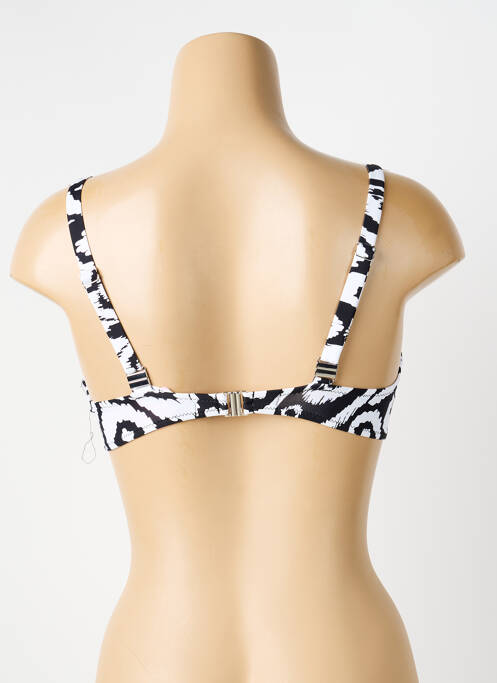 Haut de maillot de bain stretch haut soutien-gorge emboitant noir ANTIGEL femme