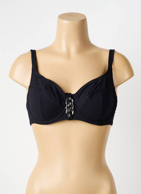 Haut de maillot de bain noir ANTIGEL femme