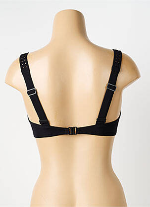 Haut de maillot de bain stretch haut soutien-gorge emboitant noir EMPREINTE femme