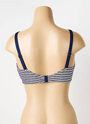 Haut de maillot de bain stretch haut soutien-gorge emboitant bleu PRIMADONNA femme