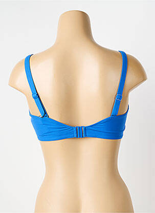 Haut de maillot de bain stretch haut soutien-gorge emboitant bleu PRIMADONNA femme