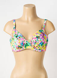 Haut de maillot de bain stretch haut soutien-gorge emboitant rose PRIMADONNA femme