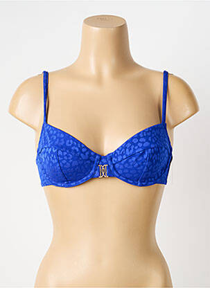 Haut de maillot de bain stretch haut soutien-gorge balconnet bleu AUBADE femme
