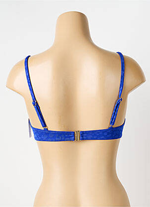 Haut de maillot de bain stretch haut soutien-gorge balconnet bleu AUBADE femme
