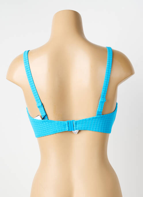 Haut de maillot de bain stretch haut soutien-gorge emboitant bleu PRIMADONNA femme