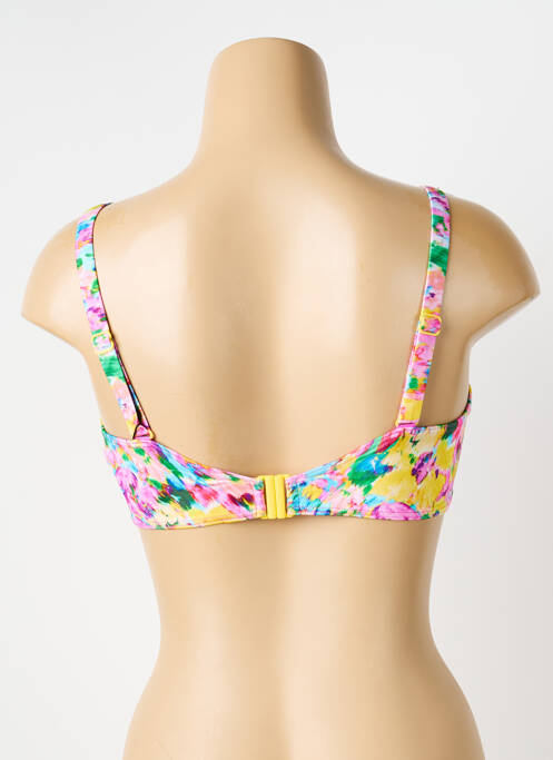 Haut de maillot de bain stretch haut soutien-gorge emboitant rose PRIMADONNA femme