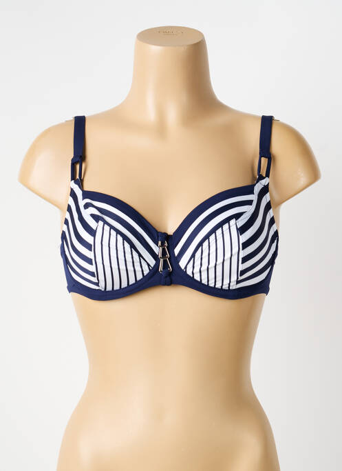 Haut de maillot de bain bleu LISE CHARMEL femme