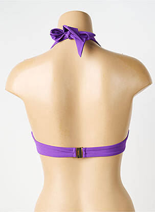 Haut de maillot de bain stretch haut soutien-gorge emboitant violet AUBADE femme