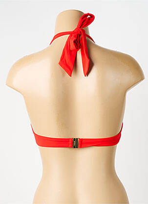 Haut de maillot de bain stretch haut soutien-gorge emboitant rouge AUBADE femme