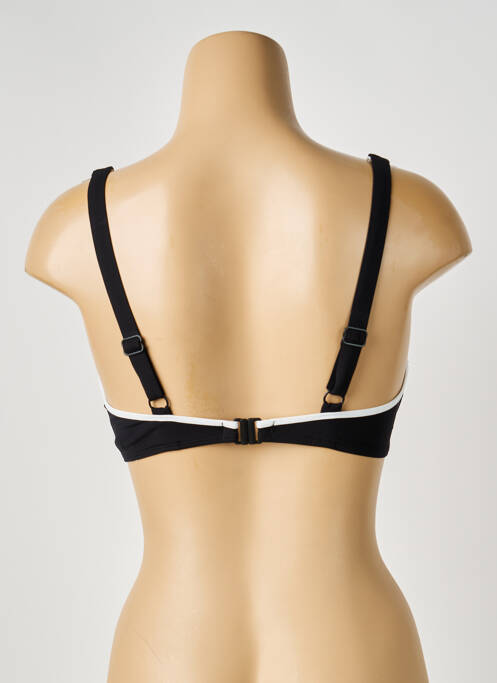 Haut de maillot de bain stretch haut soutien-gorge emboitant noir EMPREINTE femme
