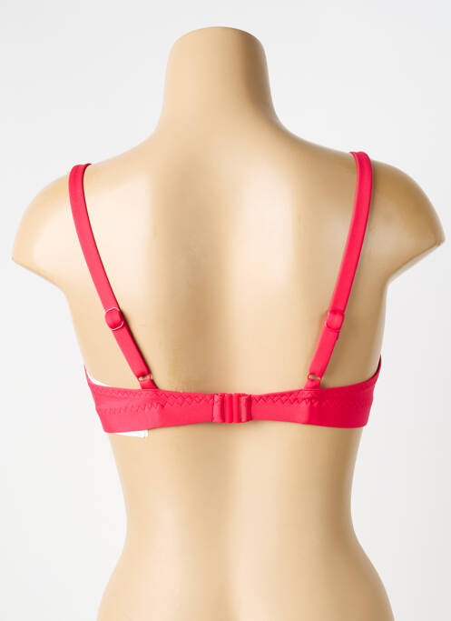 Haut de maillot de bain bretelles élastiquées ajustables haut soutien-gorge balconnet rose SIMONE PERELE femme