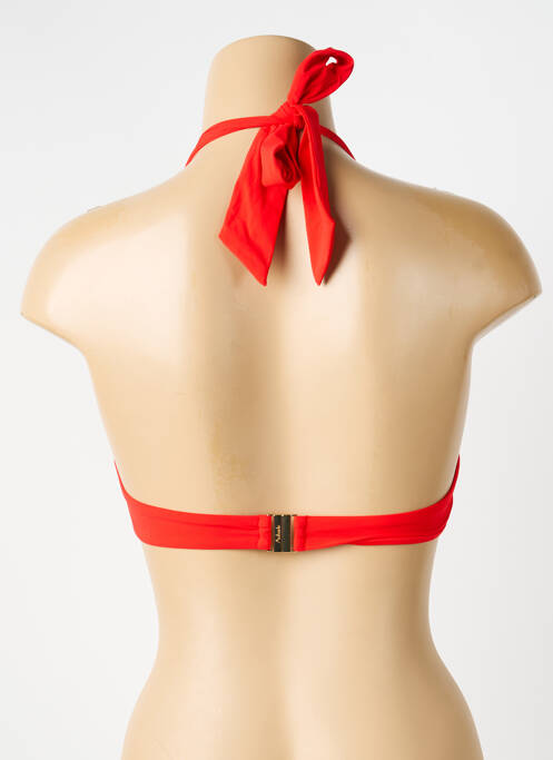 Haut de maillot de bain stretch haut soutien-gorge emboitant rouge AUBADE femme