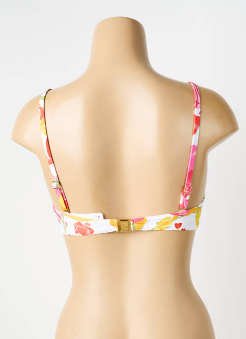 Haut de maillot de bain haut soutien-gorge moulé haut soutien-gorge moulé rose LISE CHARMEL femme