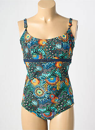 Maillot de bain 1 pièce imprimé fantaisie noir LISE CHARMEL femme