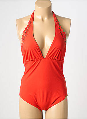 Maillot de bain 1 pièce orange LISE CHARMEL femme