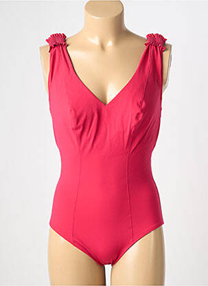 Maillot de bain 1 pièce rose EMPREINTE femme