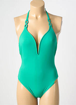Maillot de bain 1 pièce vert LISE CHARMEL femme