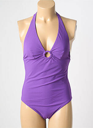 Maillot de bain 1 pièce violet AUBADE femme