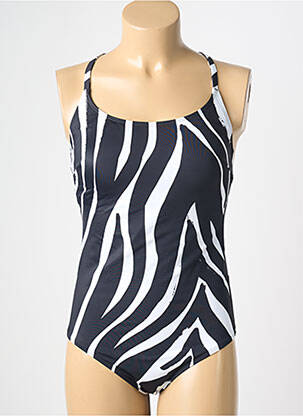 Maillot de bain 1 pièce imprimé fantaisie noir TRIUMPH femme