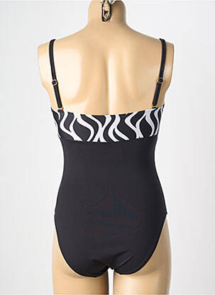 Maillot de bain 1 pièce imprimé fantaisie noir LISE CHARMEL femme