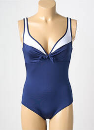 Maillot de bain 1 pièce imprimé fantaisie bleu ANTIGEL femme